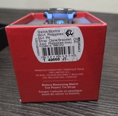 Timex Expedition Watch Indiglo 34mm Black Blue Gray Nylon Strap New READ