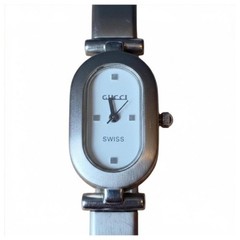 Gucci Oval Stainless Steel Watch