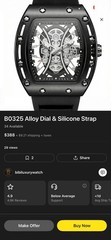 BIBI Luxury B0325 Skeleton Tonneau Men’s Automatic Watch