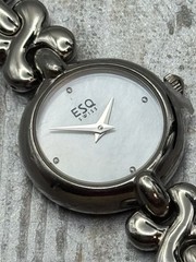 Esquire By Movado Swiss Mother Of Pearl Ladies Watch New Battery, Fits To 6.5
