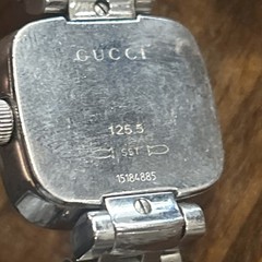 Gucci 7” Stainless Steel Women’s Gucci 125.5 SST 15184885 Watch