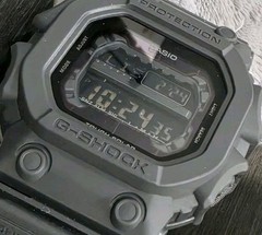 Casio G-Shock Mens Tough Solar Mud Resistant Black Out Watch GX56BB-1D