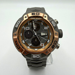 Invicta Speedway Men’s TI-22 Titanium Gray/Rose Gold 55mm 100m
