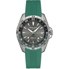 Certina DS-X GMT 41.2mm Grey Dial Men’s Watch C0474521708100