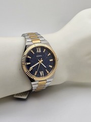 Unique Stone Dial Fossil Scarlette Unisex Analog Watch Twotone Stainless ES🔥👀