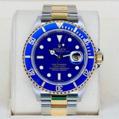 Rolex Submariner Date 16613 BLUESY Blue Dial Yellow Gold & Stainless Steel 40mm