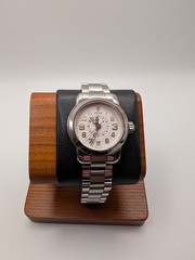 Victorinox Swiss Army Swiss Made GMT Quartz Watch 100m White Dial 241259 (NOS)