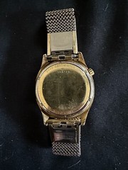 1969 Bulova Accutron E27995 M8 14K Gold Filled Case 1960’s Black Dial Date
