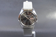 Seiko 5 Actus 7019-8010 Automatic 21J Day-Date Black Dial Vintage Japan