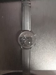 Vincero Chrono S Men’s Watch with Black Leather Strap