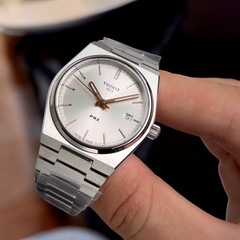 New Tissot PRX Stainless Steel Watch T137.210.11.031.00 Quartz Silver Dial 35mm