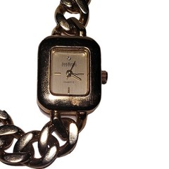 Joan Rivers XXV Double Wrap Curb Link Wrist Watch Bracelet Choker Necklace 14″