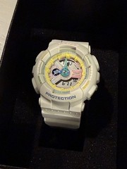 CASIO Baby G BA 110TM White Women s Wristwatch Beautiful Item