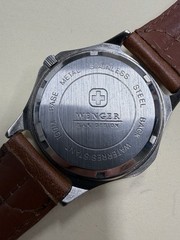 Vintage Wenger Swiss Army S.A.K. Field Watch – White Dial – For Parts or Repair