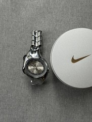 Nike Triax Chronograph Watch Silver on silver dial