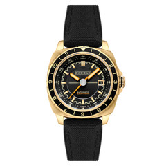Overdrive Automatic Black / Black Canvas Black Dial Wristwatch CD-1063-06