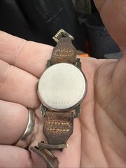 Vintage Central 7J BW Co. Military Style Watch 28mm For Parts Repair E17
