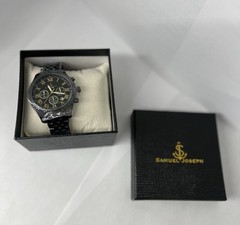 SAMUEL JOSEPH Ltd SPEED EXQUISITE BLACK WATCH – SJ0015 – NEW With Box and Tags