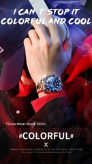 OLEVS 6650 Men Watch Classic Automatic Mechanical Watch Waterproof Luminous