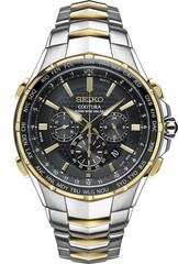 SEIKO COUTURA Solar Sync Gray Dial Stainless Steel Men’s Watch SSG010