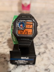 Custom Casio AE1200 Black watch Mod | Black watch | Anime | Peace Sign Blue
