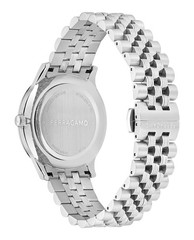 Ferragamo Mens Stainless Steel 40mm Bracelet Fashion Watch