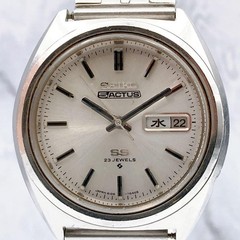 Working Item SEIKO 5 ACTUS SS 23JEWELS Automatic Watch Men s Vintage Antique Sta