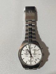 Tissot PR 100 Chronograph Quartz White Dial Stainless Steel Bracelet