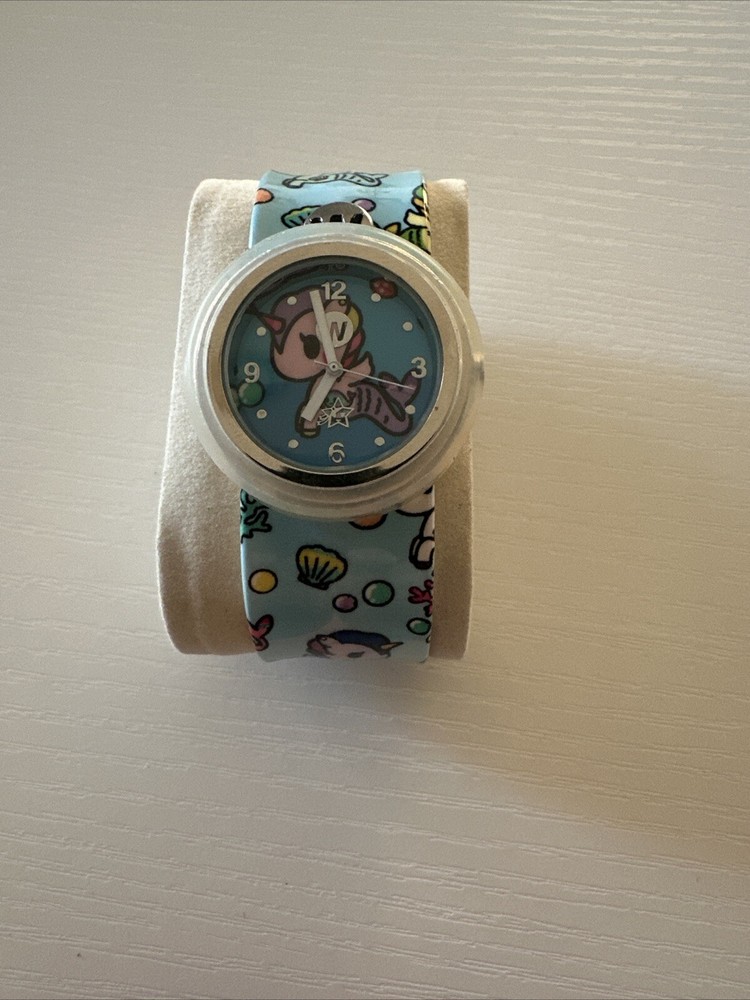 Tokidoki Watchitude MERMICORNO Snap Watch LIMITED EDITION NEW RARE New Battery