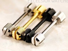 New Invicta Gunmetal Stainless Steel Pin with Screw in Cap FOR Coalition Forces