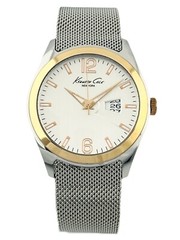 Kenneth Cole NY KC9022 Men’s Bicolour Case With Mesh StainlessSteel Band Watch