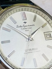 Seiko Sportsmatic Calender 820 Cal.7625 17J, SEA HORSE rare Vintage Automatic