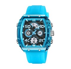 Activa X Invicta Digital Essentials Men’s Watch 45mm, Light Blue ACW8109-006 New
