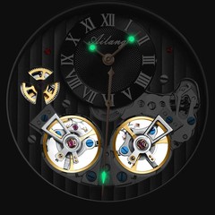 AILANG Men’s Automatic Watch Double Tourbillon Mechanical Luminous Waterproof