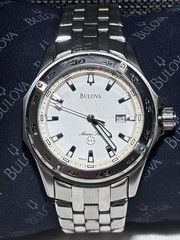 Bulova Marine Star Men’s Watch 96G91 Original Box And Manual ~Needs A Battery~