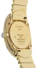 Cartier Baignoire 18k Yellow Gold Off White Roman Dial Quartz Women’s Watch