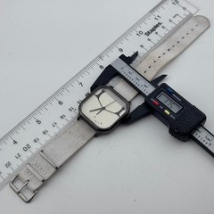Modify Quartz Watch Unisex Black Square Bridge Dial Japan Analog New Battery