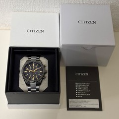 (T775) Rare item normal operation CITIZEN Attesa radio solar Eco Drive limited m