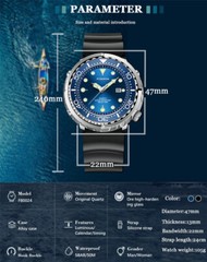 LIGE FOXBOX Men Watch Fashion Sport Wristwatch with Calandar Boys Silicone Watch