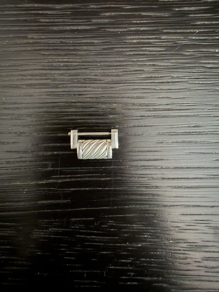 David Yurman Thoroughbred Watch Part – Extra Link – Silver Stainless Steel
