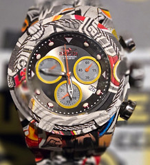 Invicta Bolt Men’s Quartz Chronograph Date Black/Silver/Yellow Dial SS 52mm 200m