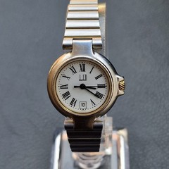 Dunhill Millennium Date Women’s Quartz Watch 25mm case, wristsize 19cm.
