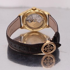 Patek Philippe Annual Calendar 18k Yellow Gold Cream Dial Watch 5146J-001