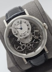 Breguet Tradition 40mm 18K White Gold Skeleton Dial Manual Watch 7097BB/G1/9WU