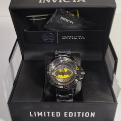 Invicta NWT Very Early Limited Edition 48mm DC Comics Batman Black Octane Ghost