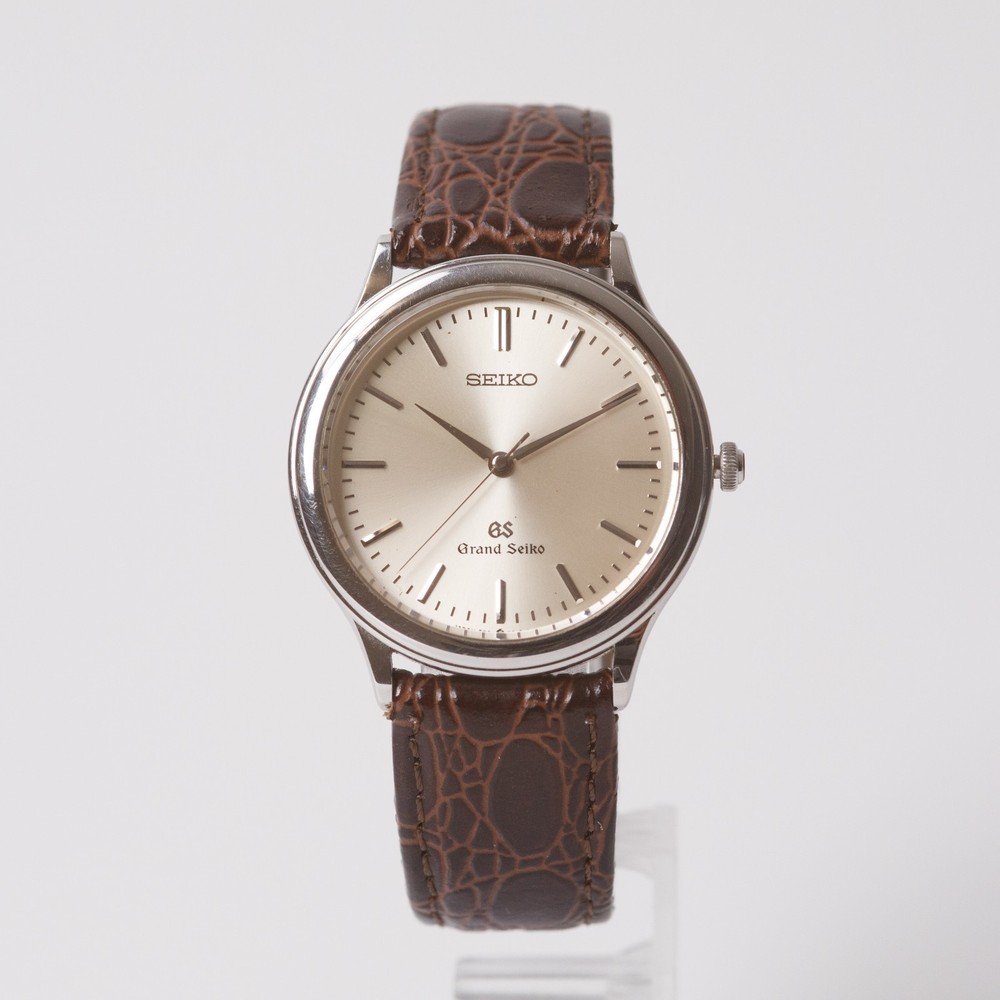 Grand Seiko SBGS001 9581-7000 Quartz Ivory Dial Men’s Watch Box Papers Japan