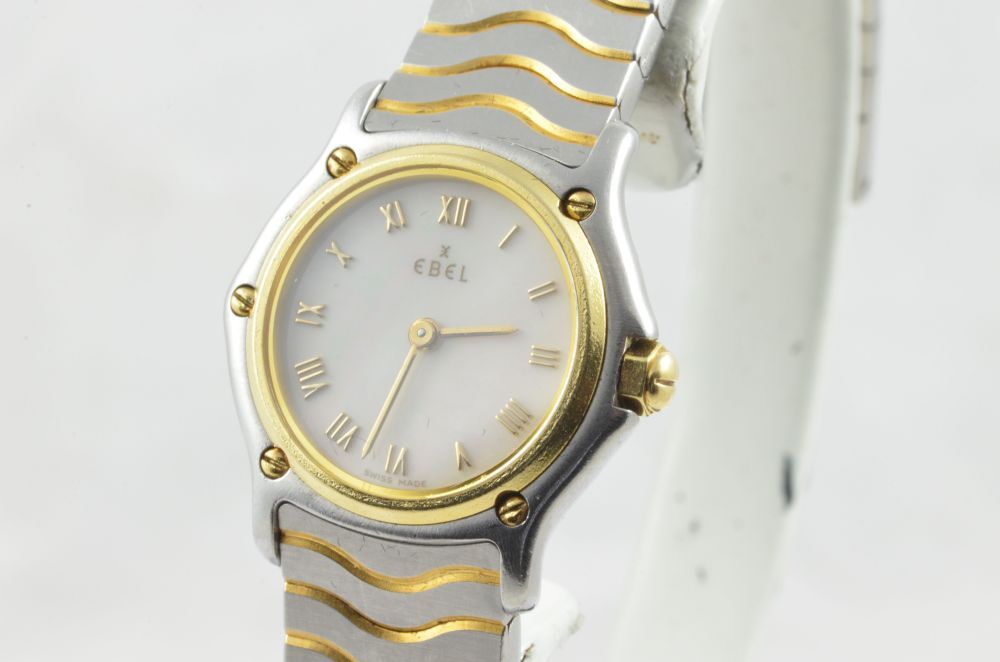 Ebel 1911 Watch Steel/750 Gold 23mm Sport Classic Mother of Pearl 2 1057901 4