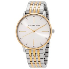 Armani Exchange Lola Quartz Silver Dial Ladies Watch and Bracelet Set AX7156SET