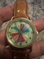 Wheel Of Fortune Watch Without Box Or Tin