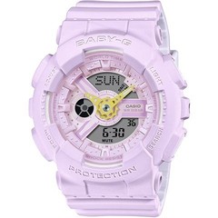 Brand New CASIO BABY G BA 110AH 4AJF ViVid Accent Hands Purple 10 ATM Water Resi